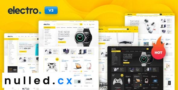 Electro Nulled Electronics Store WooCommerce Theme Free Download