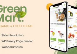 GreenMart Theme Nulled - Organic & Food WooCommerce WordPress Theme Free Download