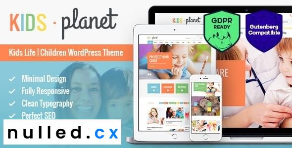Kids Planet v2.2.6 – A Multipurpose Children WordPress Theme