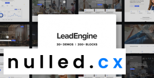 LeadEngine Theme Nulled Multi-Purpose Theme with Page Builder Free Download