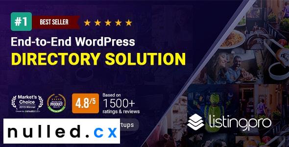 ListingPro Theme Nulled - WordPress Directory Theme Free Download