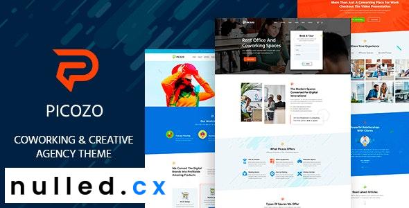 Picozo Nulled Coworking and Office Space WordPress Theme Free Download