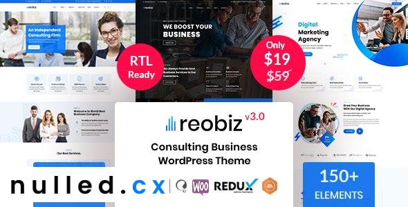 Reobiz Consulting Business WordPress Theme Nulled