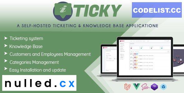 Ticky Helpdesk v1.7.0 – Support Ticketing System & Knowledge base