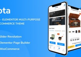 Zota Nulled Elementor Multi-Purpose WooCommerce Theme Free Download