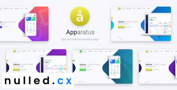 Apparatus Theme Nulled A Multi-Purpose One-Page Landing Theme Free Download