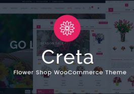 Creta Theme Nulled - Flower Shop WooCommerce WordPress Theme Free Download