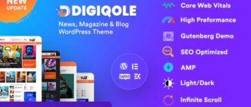 Digiqole WordPress Theme Nulled Free Download