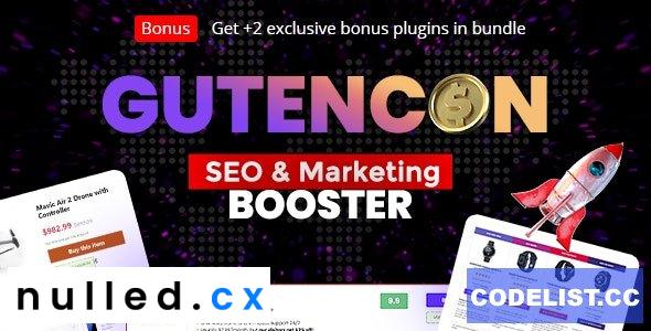 Gutencon Nulled Marketing and SEO Booster, Listing and Review Builder for Gutenberg Nulled Download
