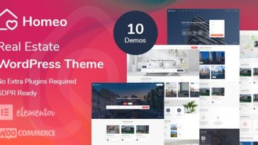 Homeo Theme Nulled - Real Estate WordPress Theme Free Download