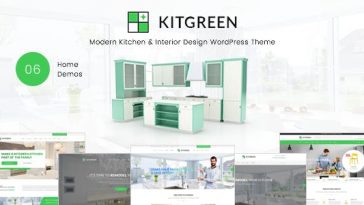 KitGreen Theme Nulled - Modern Kitchen & Interior Design WordPress Theme Free Download
