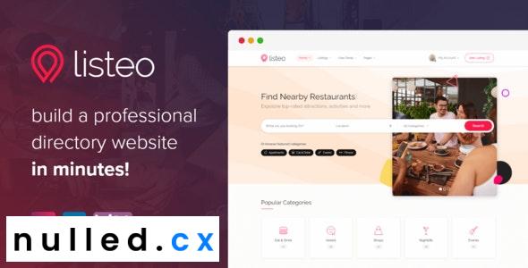 Listeo Nulled Directory & Listings With Booking Free Download