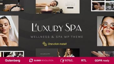 Luxury Spa v1.1.6 Beauty Spa Wellness Resort Theme