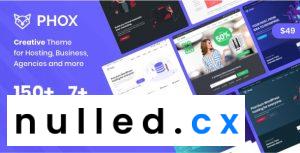 Phox Nulled Hosting WordPress & WHMCS Theme Free Download