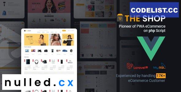 Free Download The Shop PWA eCommerce cms Nulled