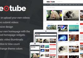 VideoTube Theme Nulled - A Responsive Video WordPress Theme Free Download