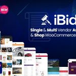 iBid Theme Nulled - Multi-Vendor Auctions WooCommerce Theme Free Download