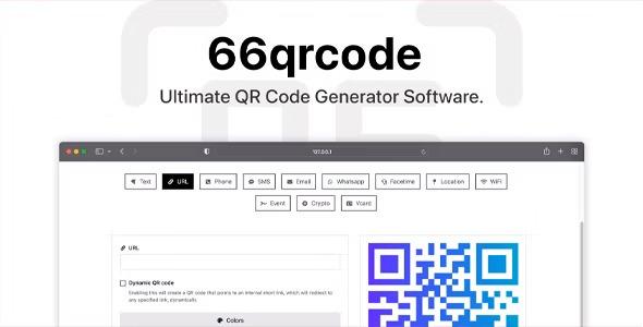 66qrcode Nulled Ultimate QR Code Generator (SAAS) Free Download