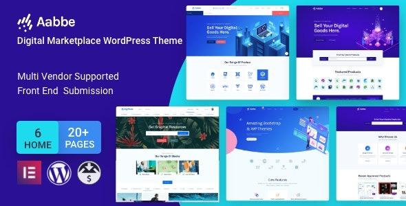 Aabbe Nulled Digital Marketplace WordPress Theme Download
