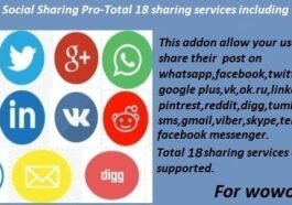 Advanced Social Sharing Pro For WoWonder Nulled Free Download