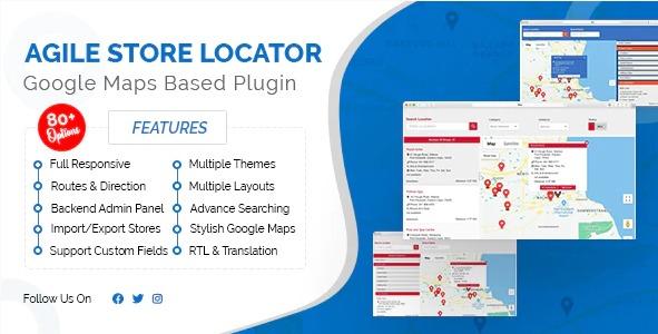 Agile Store Locator Nulled (Google Maps) For WordPress Free Download