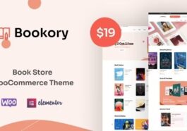 Bookory Nulled Book Store WooCommerce Theme Free Download