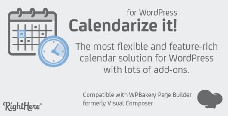 Calendarize it! for WordPress Nulled Free Download