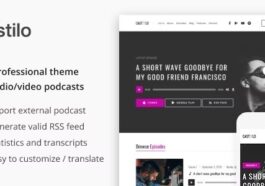 Castilo Audio Podcast Theme Nulled WordPress Theme Free Download