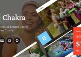 Chakra Nulled Yoga Retreat & Leisure Center WordPress Theme Free Download