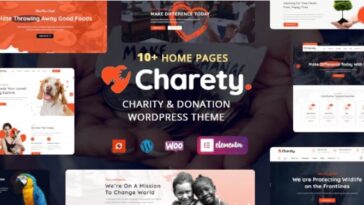 Charety Theme Nulled Charity & Donation WordPress Theme Free Download