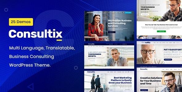 Consultix Business Consulting WordPress Theme Nulled