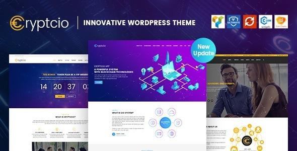 Cryptcio Nulled Innovative WordPress Theme Free Download