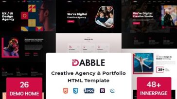 Dabble Theme Nulled Creative Agency & Portfolio WordPress Theme Free Download