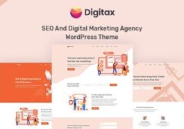 Digitax SEO & Digital Marketing Agency WordPress Theme Nulled