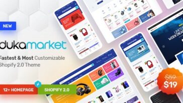Dukamarket Shopify Theme Nulled Free Download