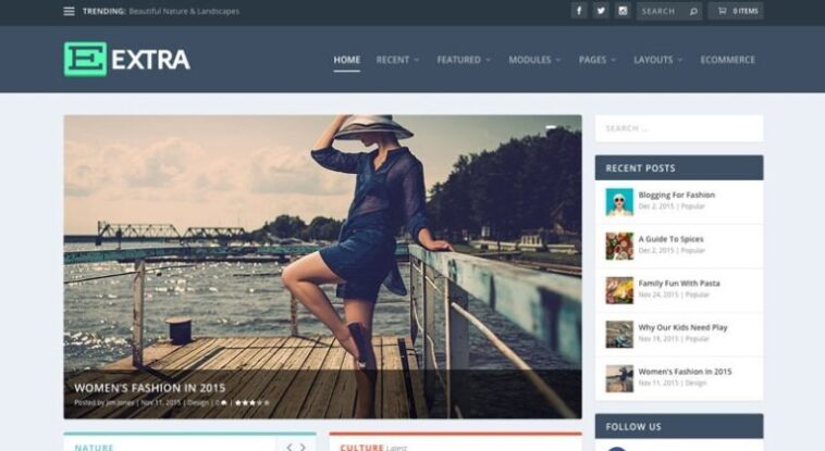 Elegant Themes Extra Nulled Download