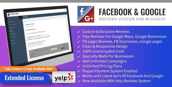 Facebook And Google Reviews System For Businesses Nulled Download
