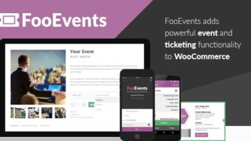 FooEvents for WooCommerce Nulled Free Download
