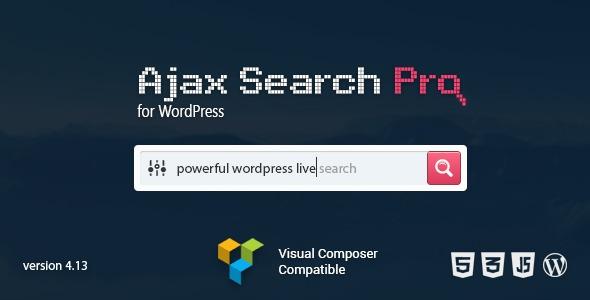 Free Download Ajax Search Pro - Best Live WordPress Search & Filter Plugins Nulled