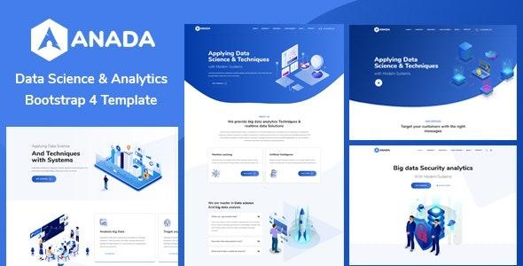 Free Download Anada - Data Science & Analytics WordPress Theme Nulled