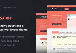 Free Download Ask Me - Responsive Questions & Answers WordPress Nulled