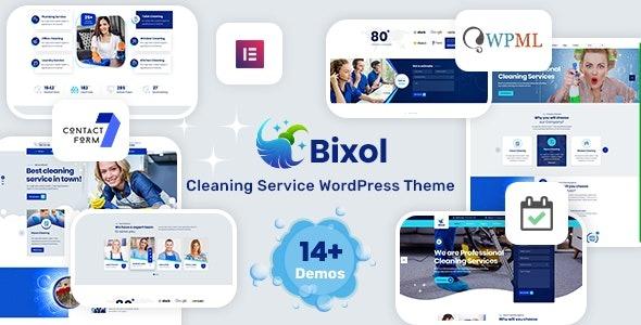 Free Download Bixol - Cleaning Services WordPress Nulled