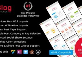 Free Download Blog Designer PRO for WordPress Nulled