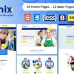 Free Download Clenix - Cleaning Services WordPress Theme Nulled