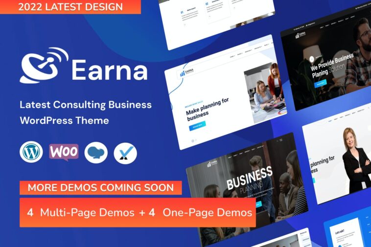 Free Download Earna - Consulting Business WordPress Theme Nulled