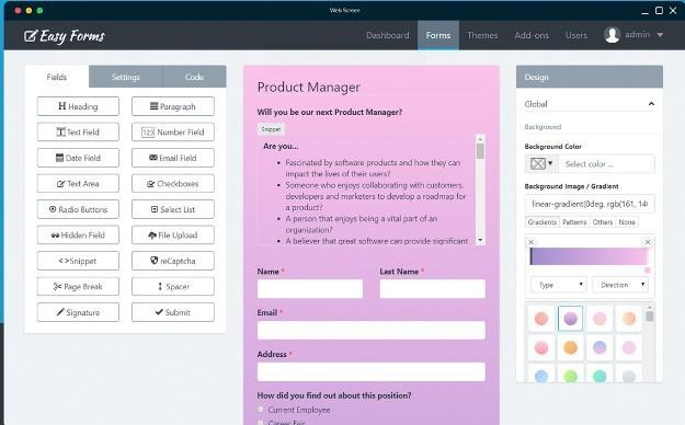 Free Download Easy Forms Advanced Form Builder and Managers Nulled