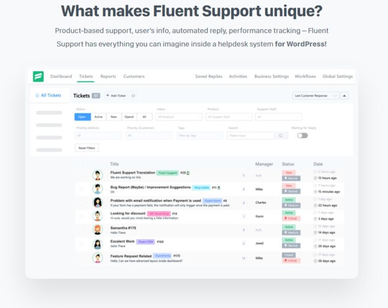 Free Download Fluent Support Pro - Best WP Customer Support By Fluent Nulled