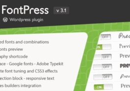 Free Download FontPress - Wordpress Font Manager Nulled