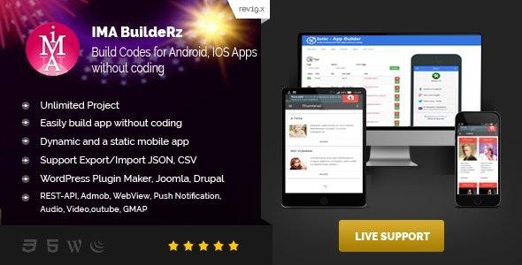 Free Download IMABuildeRz v3 - Ionic Mobile App Builder + Code Generator Nulled
