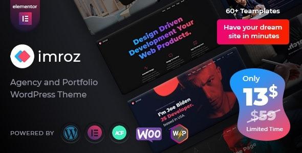 Free Download Imroz - Agency & Portfolio Theme Nulled